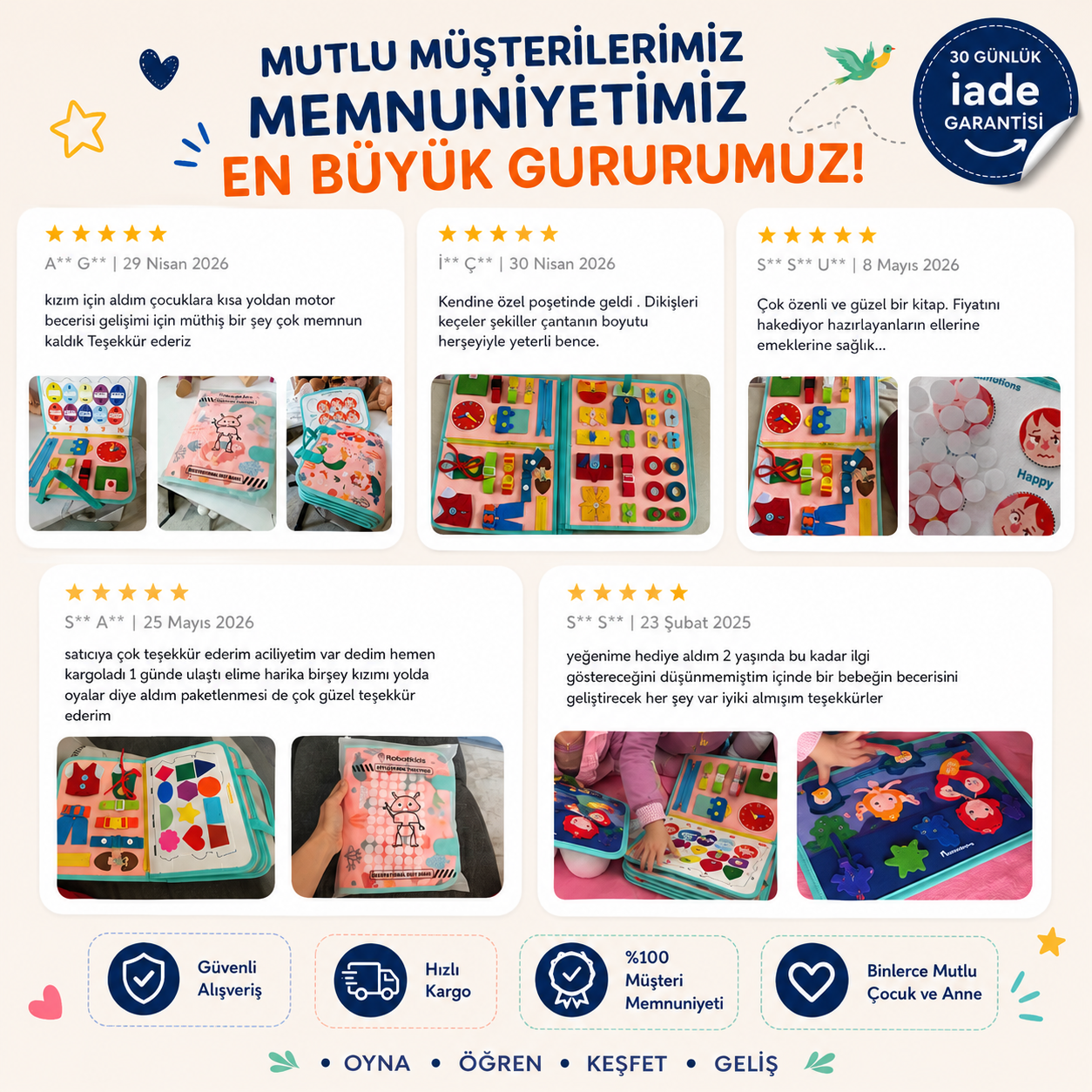 Ekransız Dikkat Geliştirme Çantası  - MİNİDORi™